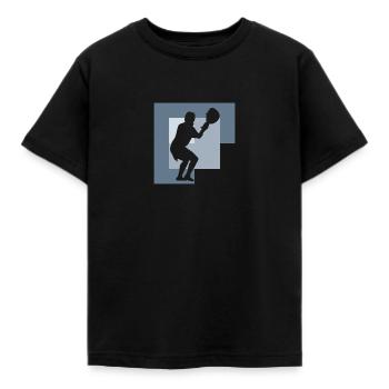 Lacrosse Crosse Stock Crosse - Kinder T-Shirt - Schwarz - Vorne - AI Model Kid Female (0cm)