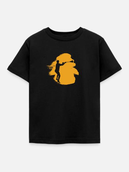 Lacrosse Intercrosse LSM - Kinder T-Shirt - Schwarz