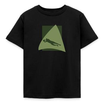Joueur de soccer Soccer - T-shirt Enfant - noir - Devant - AI Model Kid Female (0cm)
