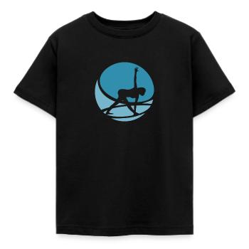 Meditation Yin Mindfulness - Kids' T-Shirt - black - Front - AI Model Kid Female (0cm)