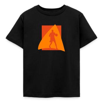 Rebond d’un joueur de basket-ball - T-shirt Enfant - noir - Devant - AI Model Kid Female (0cm)
