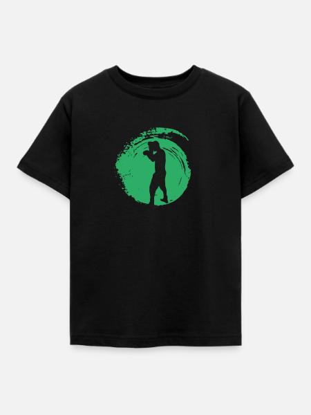 Jab Uppercut - Kinder T-Shirt - Schwarz