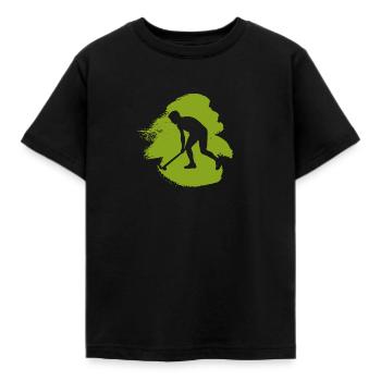 Hockey en salle Hockey sur gazon - T-shirt Enfant - noir - Devant - AI Model Kid Female (0cm)