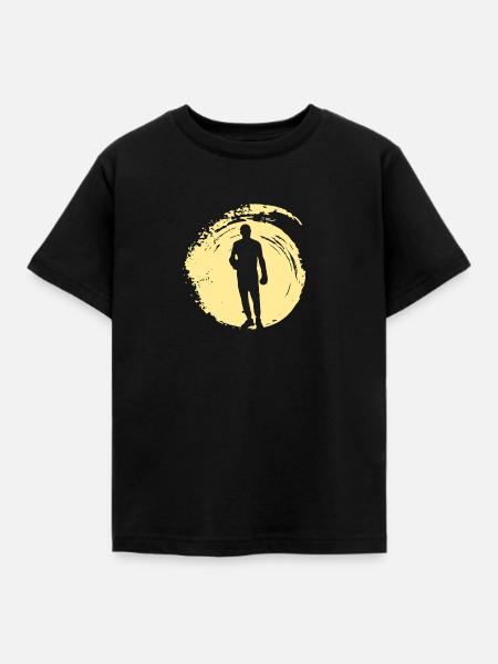 Uppercut Boxkampf - Kinder T-Shirt - Schwarz