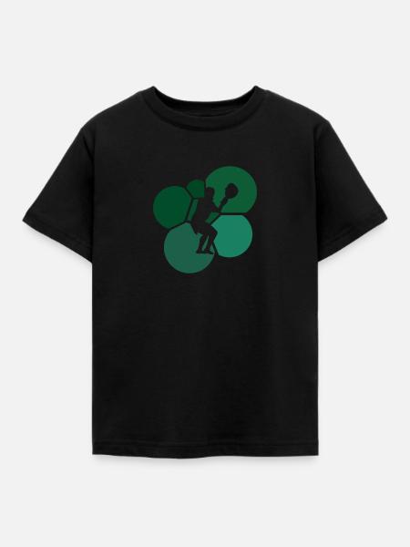 Lacrosse LSM Stock - Kinder T-Shirt - Schwarz