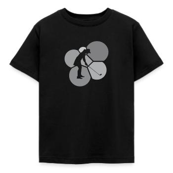 Golf Golf Golfeur Balle de golf - T-shirt Enfant - noir - Devant - AI Model Kid Female (0cm)