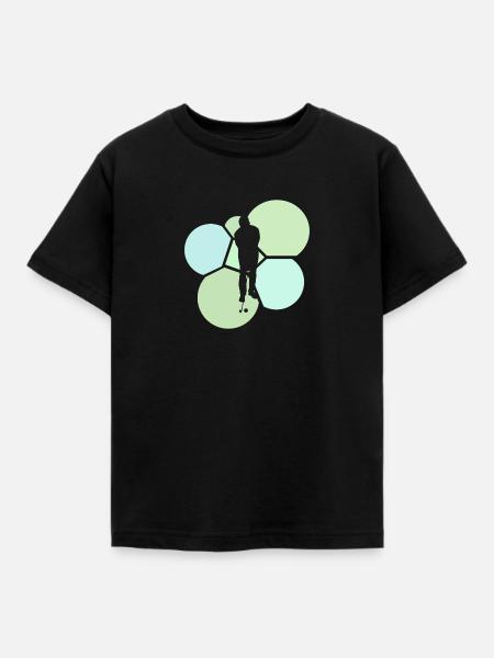 Golf Golfball Putting Golfball - Kinder T-Shirt - Schwarz