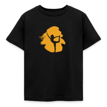 Mindfulness Mantra - Kids' T-Shirt - black - Front - AI Model Kid Female (0cm)