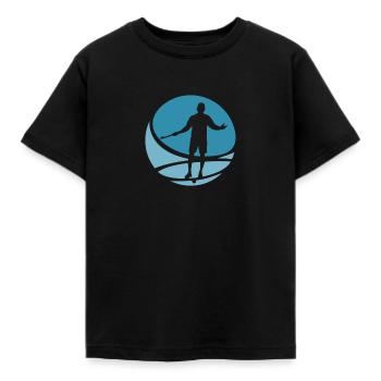Hockey Hockey en salle Bâton de hockey sur gazon - T-shirt Enfant - noir - Devant - AI Model Kid Female (0cm)