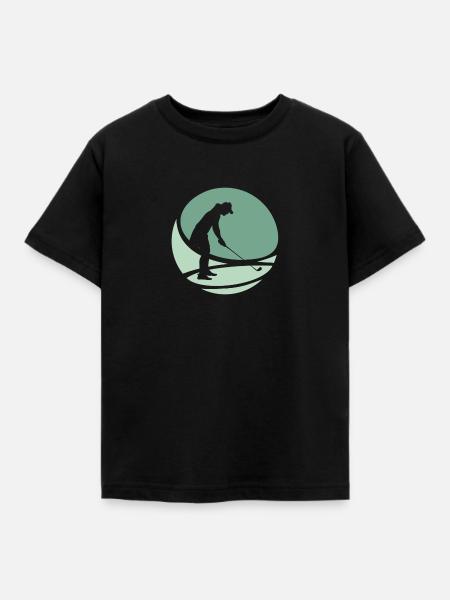 Golf Driver Driver - Kinder T-Shirt - Schwarz