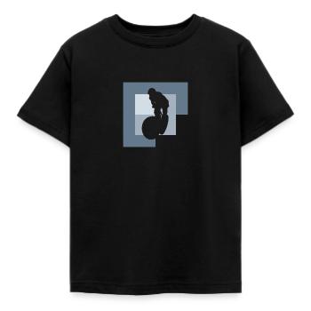 VTT Trail BMX VTT - T-shirt Enfant - noir - Devant - AI Model Kid Female (0cm)