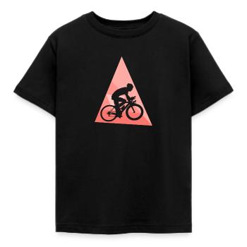 Bicycle Cycling Cycling Cycling - Kids' T-Shirt - black - Front - AI Model Kid Female (0cm)