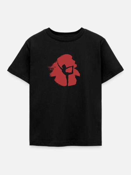 Mindfulness Vinyasa - Kinder T-Shirt - Schwarz