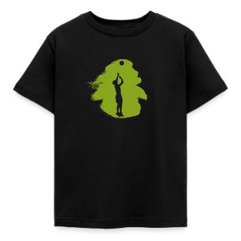 Volleyballer Beachen Volleyball - Kinder T-Shirt - Schwarz - Vorne - AI Model Kid Female (0cm)