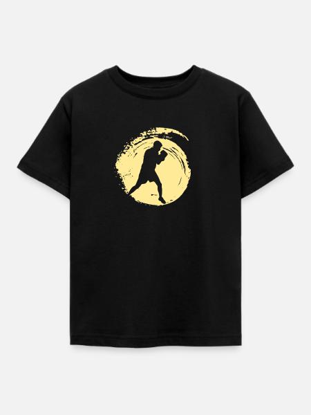 Boxing Boxer Boxkampf - Kinder T-Shirt - Schwarz