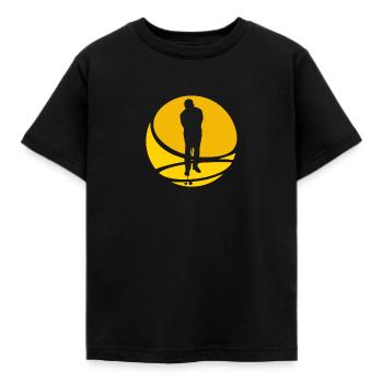 Golfer Golf Ball Golf - Kids' T-Shirt - black - Front - AI Model Kid Female (0cm)
