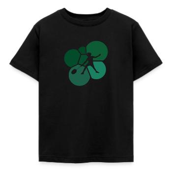 Badminton Smash Badminton Joueur Effacer - T-shirt Enfant - noir - Devant - AI Model Kid Female (0cm)