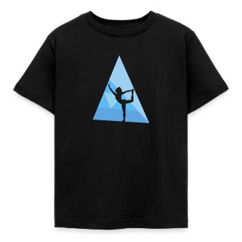 Yoga Power Vinyasa - T-shirt Enfant - noir - Devant - AI Model Kid Female (0cm)