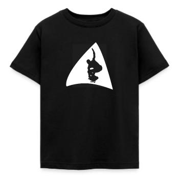Planche à roulettes Planche à roulettes - T-shirt Enfant - noir - Devant - AI Model Kid Female (0cm)