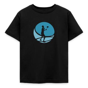 Badminton Smash Drop - T-shirt Enfant - noir - Devant - AI Model Kid Female (0cm)