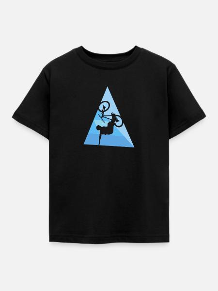 Mountainbiking Trail Downhiller Trail - Kinder T-Shirt - Schwarz