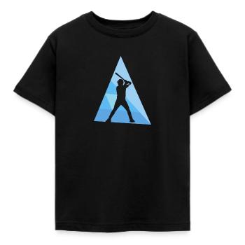 Baseball Batte de baseball Fielding Batting - T-shirt Enfant - noir - Devant - AI Model Kid Female (0cm)