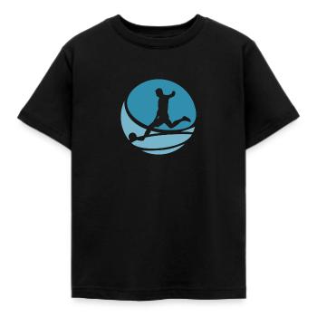 Joueur de football Milieu de terrain de football - T-shirt Enfant - noir - Devant - AI Model Kid Female (0cm)