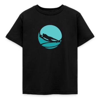 Fußballer Verteidiger Fußballspieler - Kinder T-Shirt - Schwarz - Vorne - AI Model Kid Female (0cm)