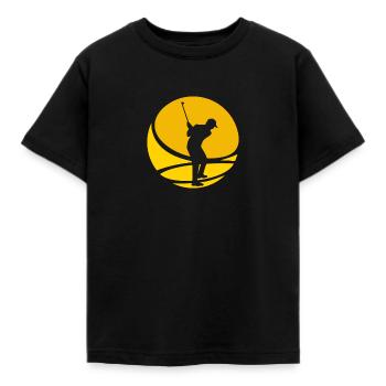 Golfer Golf Golf - Kinder T-Shirt - Schwarz - Vorne - AI Model Kid Female (0cm)
