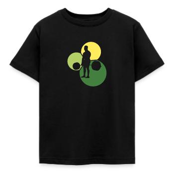 Gymnase Bodybuilder - T-shirt Enfant - noir - Devant - AI Model Kid Female (0cm)
