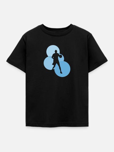 Hooping Basketball Hoop - Kinder T-Shirt - Schwarz
