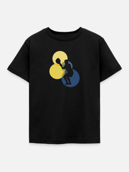 Intercrosse Lacrosse Fogo - Kinder T-Shirt - Schwarz