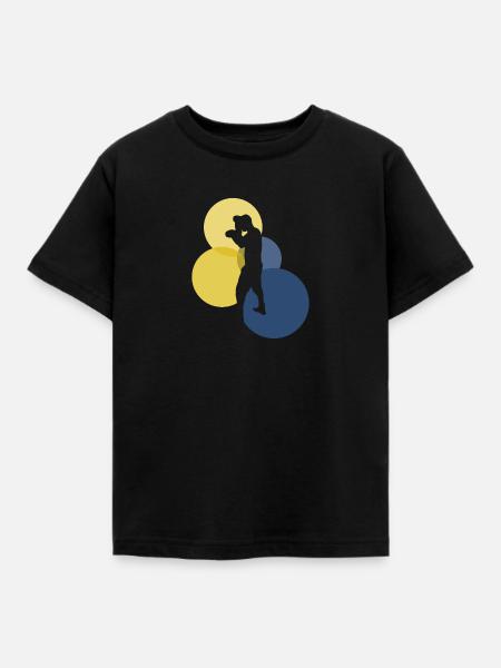 Hook Uppercut - Kinder T-Shirt - Schwarz