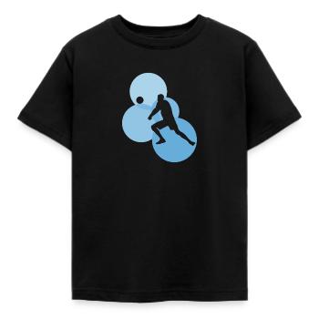 Beach Beach Volleyball - Kids' T-Shirt - black - Front - AI Model Kid Female (0cm)