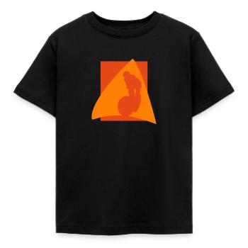 Mountainbiking Trail - Kinder T-Shirt - Schwarz - Vorne - AI Model Kid Female (0cm)