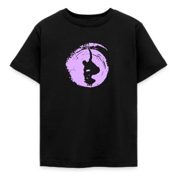 Planche à roulettes Planche à roulettes - T-shirt Enfant - noir - Devant - AI Model Kid Female (0cm)