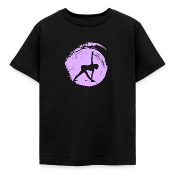 Mantra Yoga - Kinder T-Shirt - Schwarz - Vorne - AI Model Kid Female (0cm)