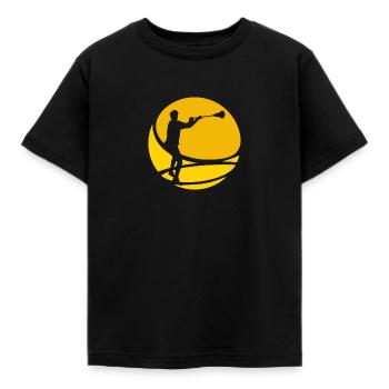 Intercrosse Lacrosse Raquette Lacrosse - T-shirt Enfant - noir - Devant - AI Model Kid Female (0cm)