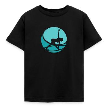 Meditation Yin Mantra - Kinder T-Shirt - Schwarz - Vorne - AI Model Kid Female (0cm)