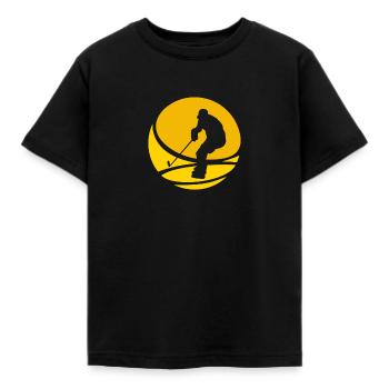 Hockey sur glace Joueurs de hockey sur glace Hockey sur glace - T-shirt Enfant - noir - Devant - AI Model Kid Female (0cm)