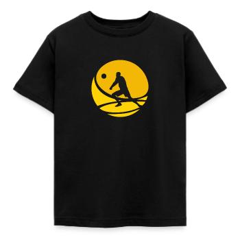Volleyballer Beachen Volleyballer - Kinder T-Shirt - Schwarz - Vorne - AI Model Kid Female (0cm)