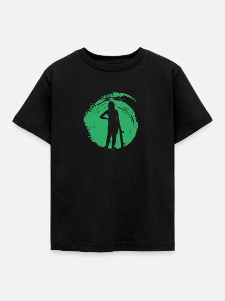 Skateboard Skateboarder Skater - Kinder T-Shirt - Schwarz