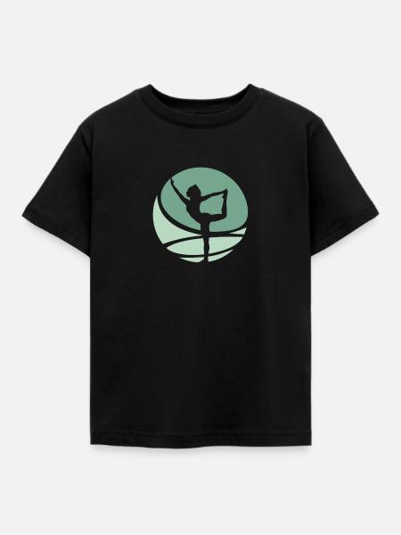 Meditation Yin Meditation - Kinder T-Shirt - Schwarz