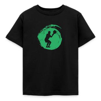 Lacrosse Lacrosse Bâton Fogo - T-shirt Enfant - noir - Devant - AI Model Kid Female (0cm)