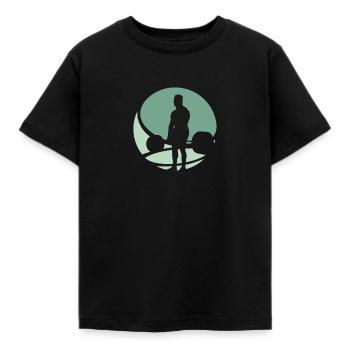 Musculation Bodybuilder Musculation - T-shirt Enfant - noir - Devant - AI Model Kid Female (0cm)