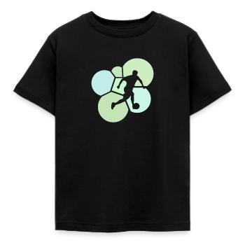 Beachball Fußball Strandfußball - Kinder T-Shirt - Schwarz - Vorne - AI Model Kid Female (0cm)