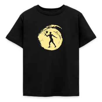 Beachball Beach Tennis Spieler Beachball - Kinder T-Shirt - Schwarz - Vorne - AI Model Kid Female (0cm)