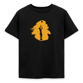Volleyballer Beach Beachen - Kinder T-Shirt - Schwarz - Vorne - AI Model Kid Female (0cm)