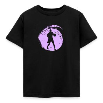 Basket-ball Hooping Rebond - T-shirt Enfant - noir - Devant - AI Model Kid Female (0cm)