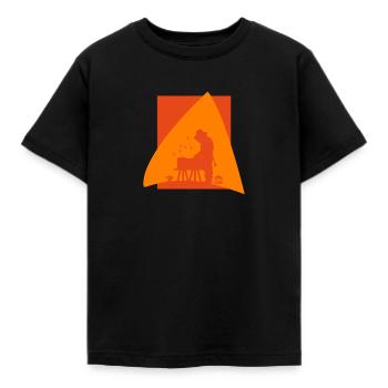 Nid d’abeille apicole - T-shirt Enfant - noir - Devant - AI Model Kid Female (0cm)